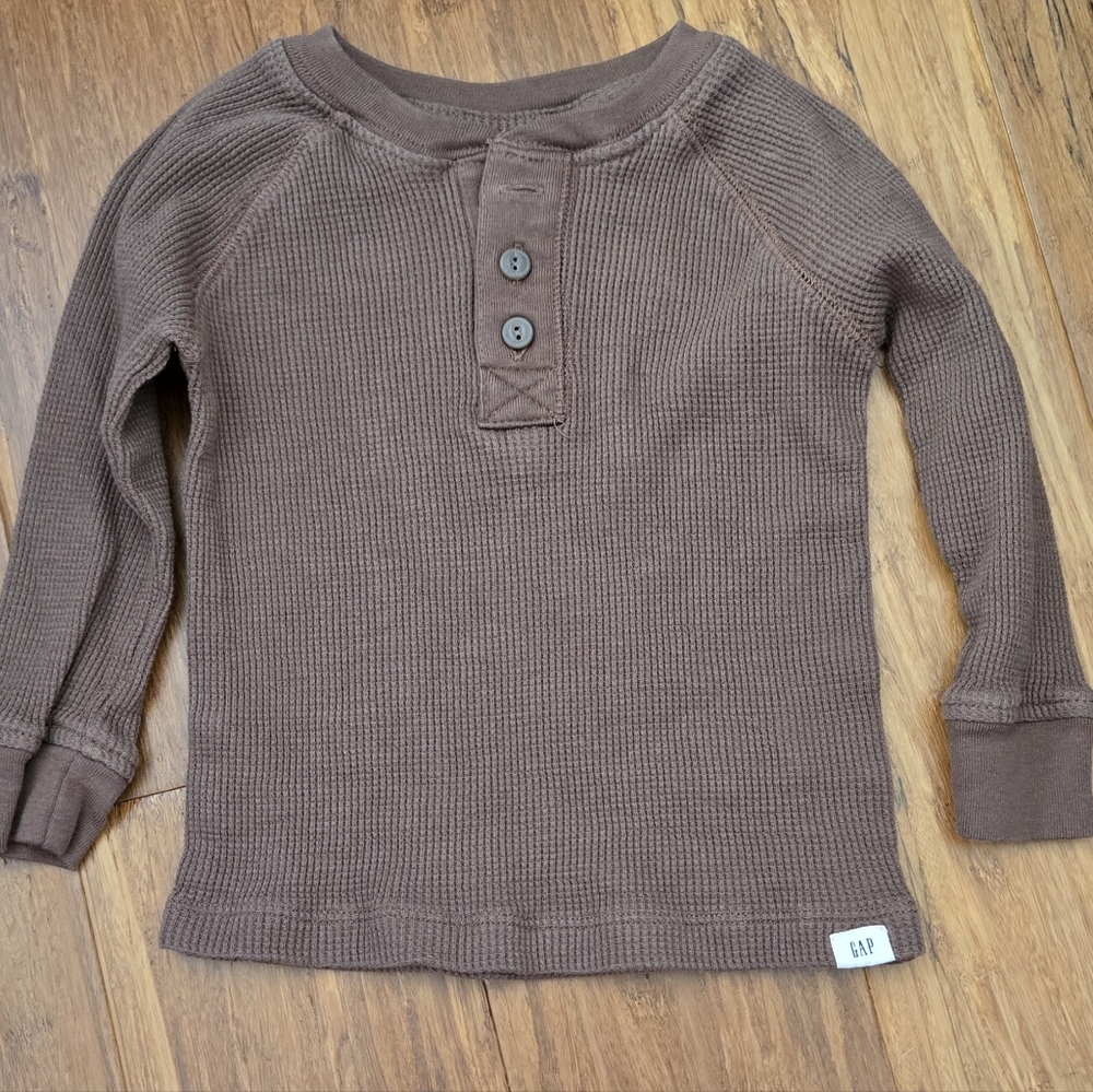 Baby Gap Long Sleeve Thermal Henley